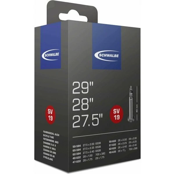 Schwalbe SV19 Fahrradschlauch 27,5/28/29" 40/62-584/635