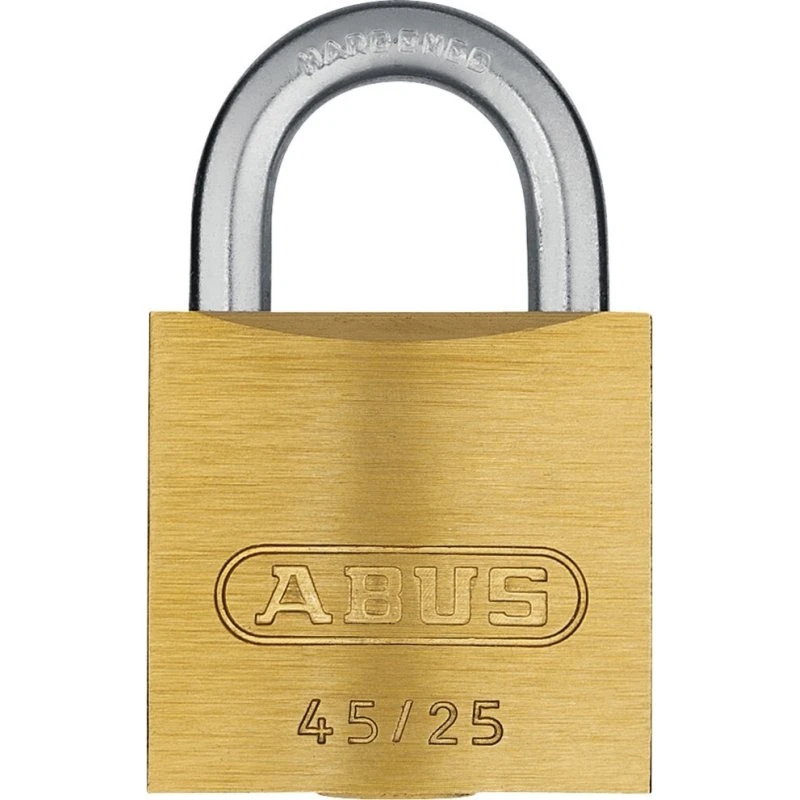 Abus Messing Vorhangschloss 45/25 mit 2 Schlüsseln