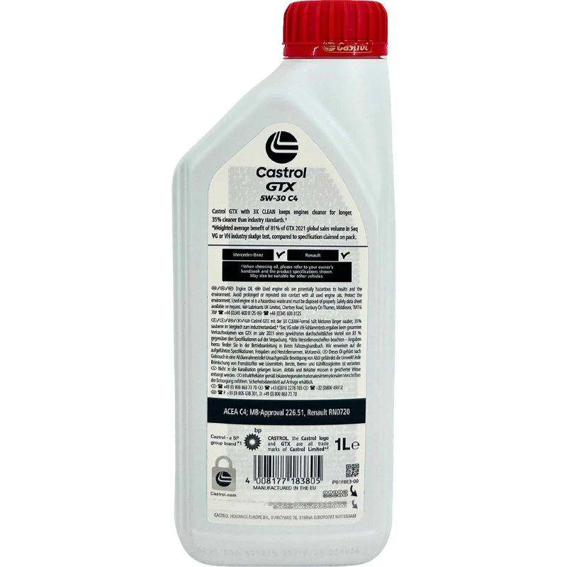 Castrol GTX 5W-30 C4 1 Liter