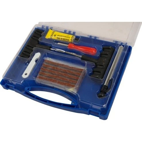 27-tlg. Reifen-Reparatur-Set Heavy Duty für PKW, Roller & Motorrad