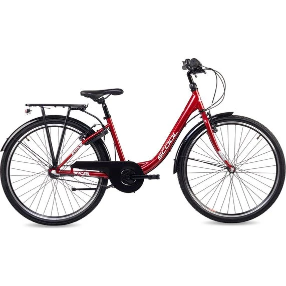 S'COOL chiX 26 Zoll 3-Gang Kinderfahrrad Dark Grey/Aqua