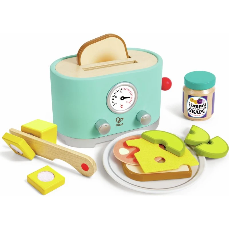Hape E3215 Pop-up-Toaster-Set „Kling“