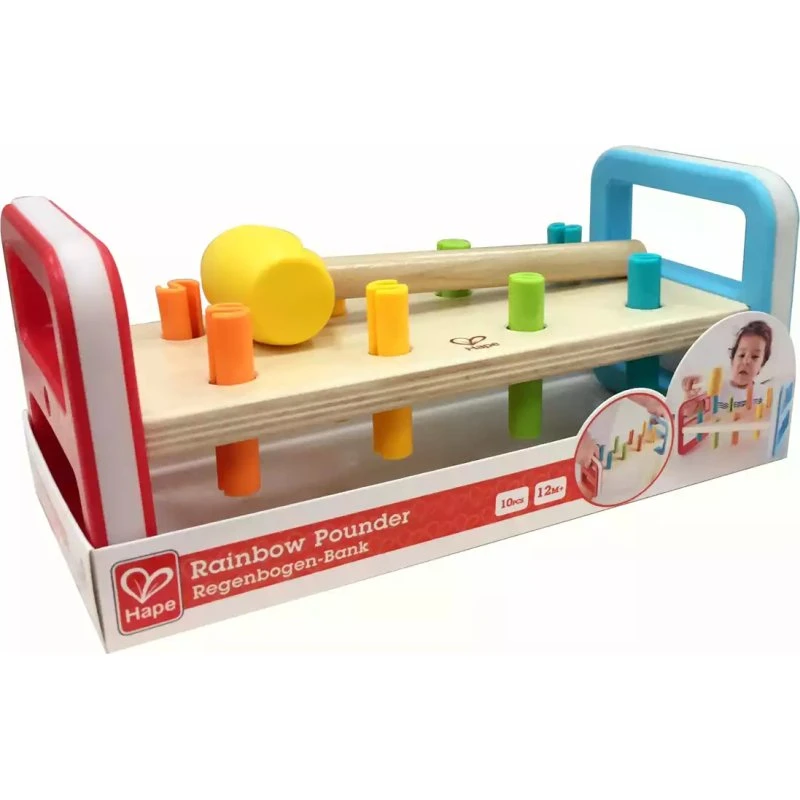Hape Regenbogen-Klopfbank E0506