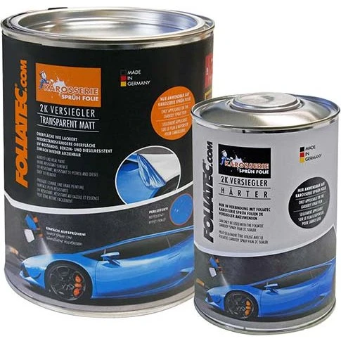 Foliatec F20985 Flüssiggummi Transparent Ultra Mate 2 L + Härter 1 L