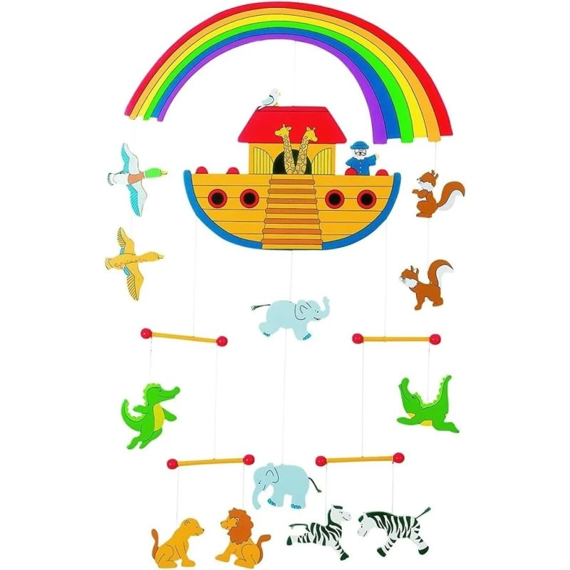 Goki Mobile Arche Noah – Holzdeko für Kinderzimmer