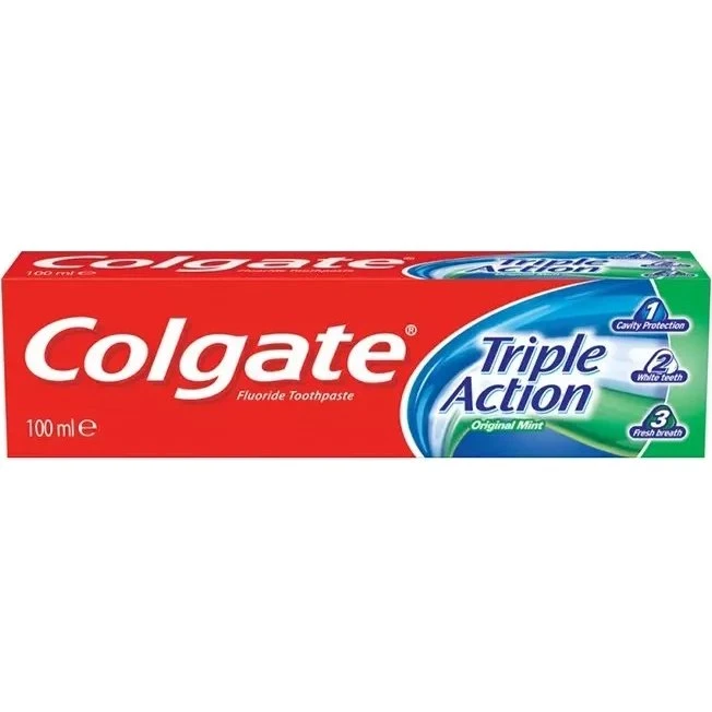 Colgate Triple Action Zahnpasta 100 ml Original Mint