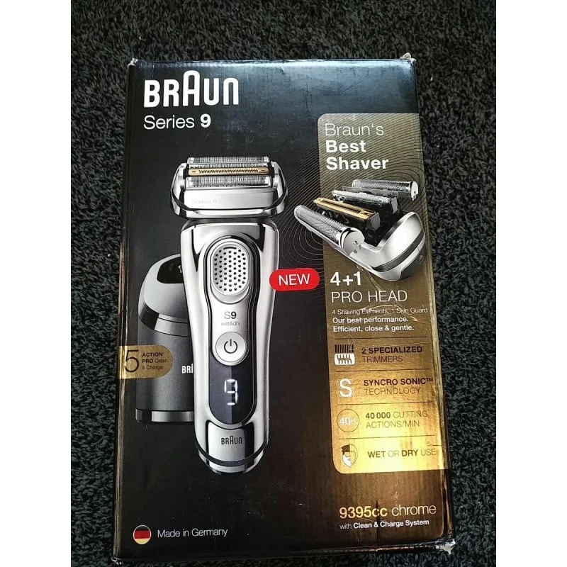 Braun Series 9 9395cc Elektrorasierer Herren – ProLift, verbesserte Reinigung