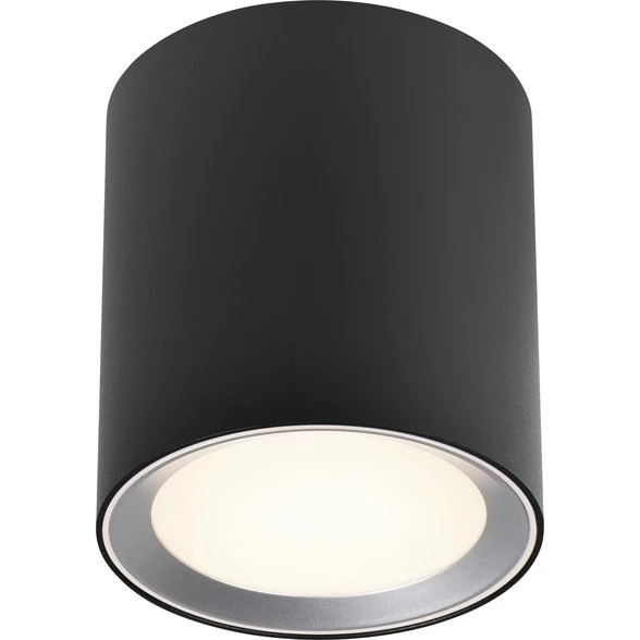 Nordlux Landin 14 Schwarz Badezimmer-Downlight IP44 dimmbar