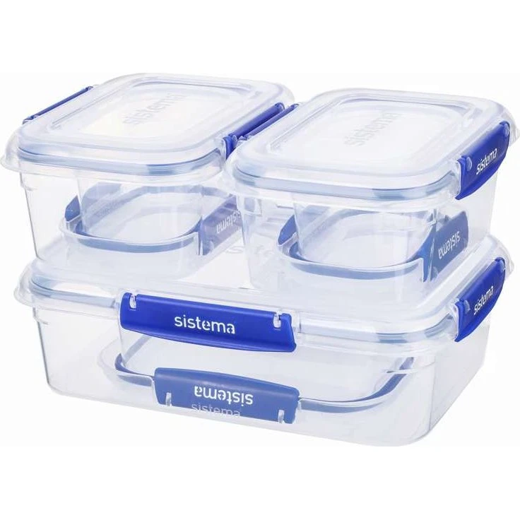 Sistema Klip It Plus 6er-Pack Blau