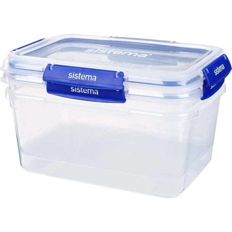 Sistema Klip It Plus Rechteckbehälter 3,35 L (2er-Pack) blau