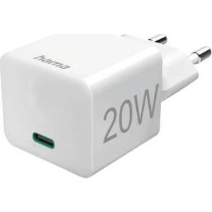 Hama USB-C 20W Schnellladegerät weiß