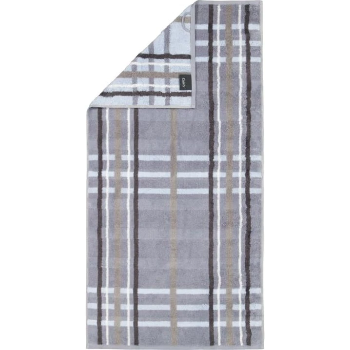 Cawö Noblesse Check Handtuch 50x100 cm nordic blue