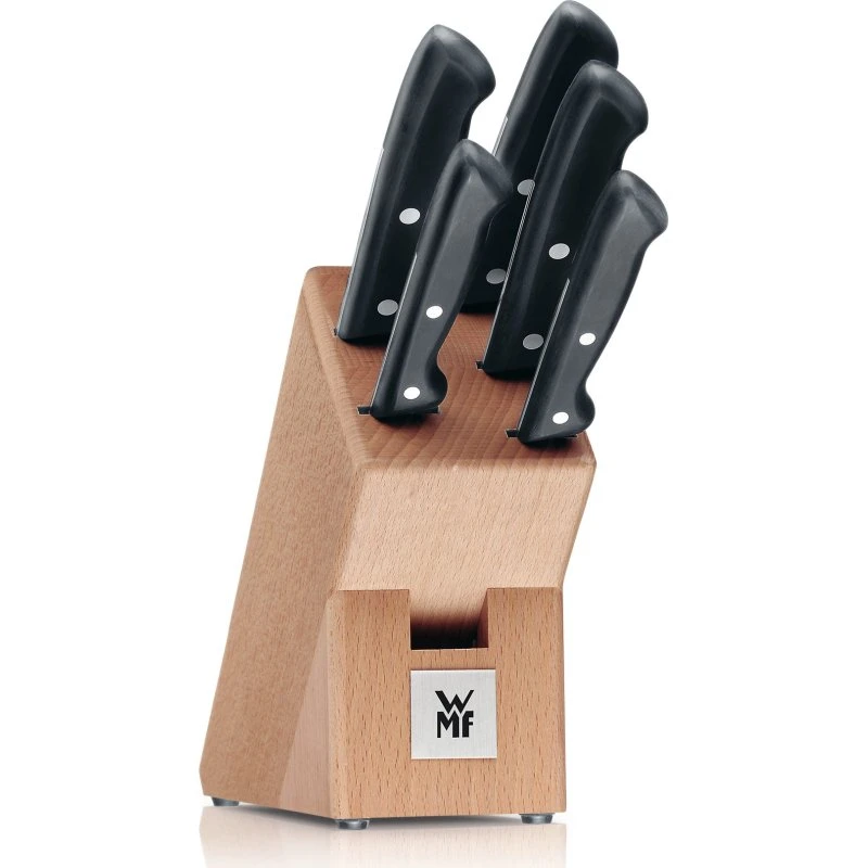 WMF Classic Line Messer-Set 6-tlg. mit Buchenholzblock