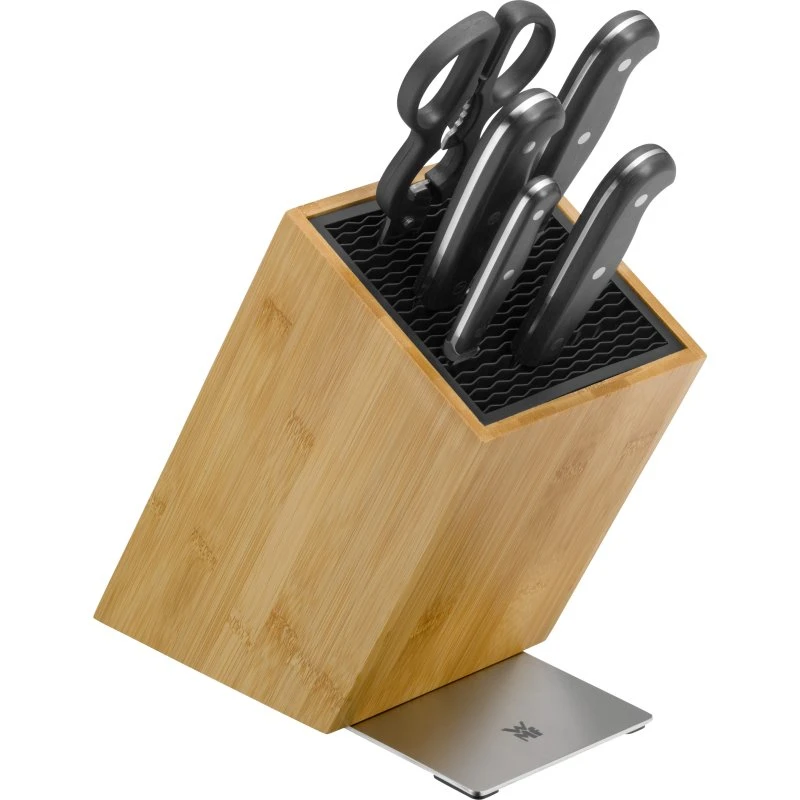 WMF Spitzenklasse Plus Messer-Set 6-teilig mit FlexTec Messerblock