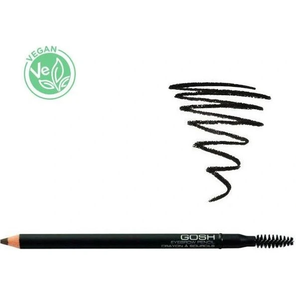 GOSH Copenhagen Augenbrauenstift 02 Soft Schwarz 5,2 g