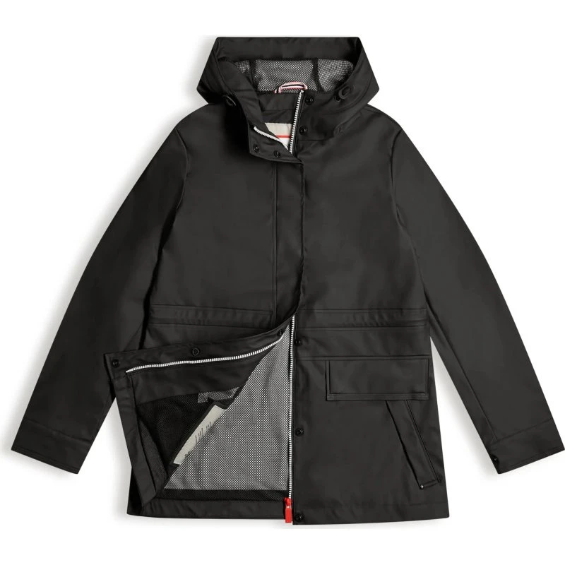 Hunter Damen-Regenjacke schwarz