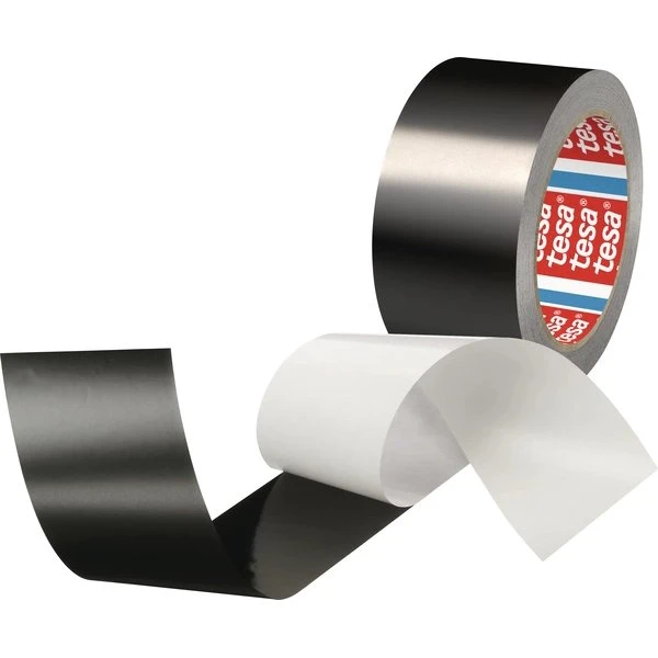 tesa® 50577 Aluminiumband 50 mm x 25 m schwarz