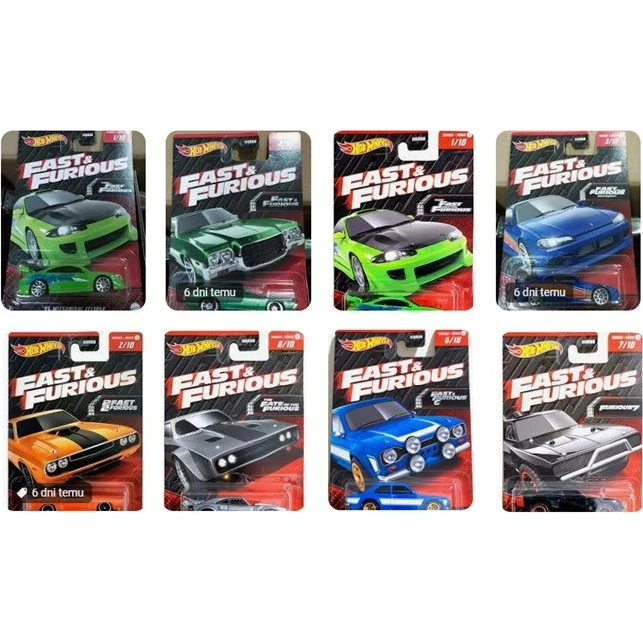 Hot Wheels Fast & Furious Themed Assortment