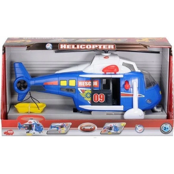 Dickie blauer Hubschrauber mit Licht und Sound, 1:18
