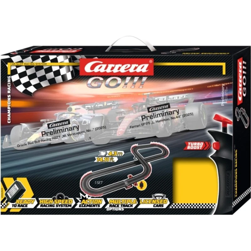 Carrera Go!!! Champion's Racing Autorennbahn Set 1:43