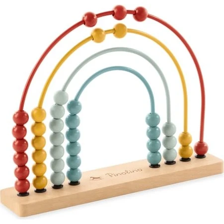 Pinolino Abakus-Regenbogen Ruby, FSC®-zertifiziert, 28 x 6 x 21 cm