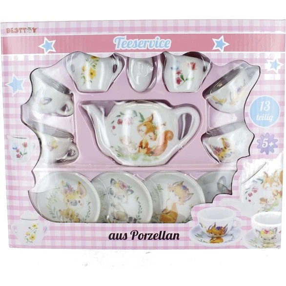 Besttoy Porzellan-Teeservice 13-teilig