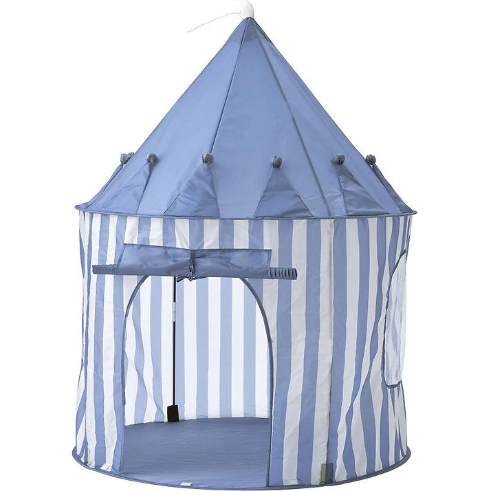 Kids Concept Spielzelt Blau Streifen 100x130 cm