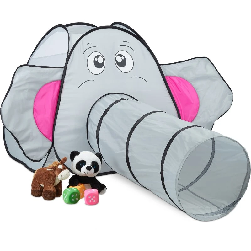 Relaxdays Pop-Up-Spielzelt Elefant
