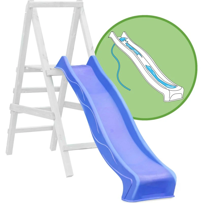 Gartenwelt Riegelsberger Wellenrutsche 230 cm mit Wasseranschluss, Blau