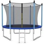 Coast 305 cm Trampolin mit Sicherheitsnetz schwarz/blau