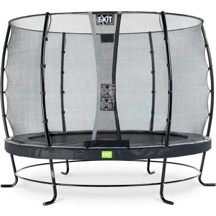 EXIT Elegant Trampolin 305 cm schwarz mit Economy-Sicherheitsnetz