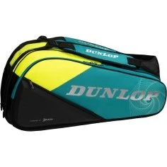 Dunlop SX Performance 8 Racket Bag Teal/Black/Yellow