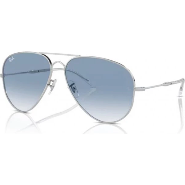 Ray-Ban Old Aviator RB3825 003/3F Silber/Blau