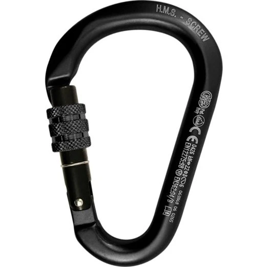 KONG HMS CLASSIC Alu-Karabiner schwarz