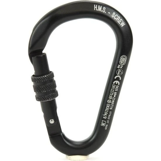 Kong HMS-Karabiner Screw-Lock schwarz