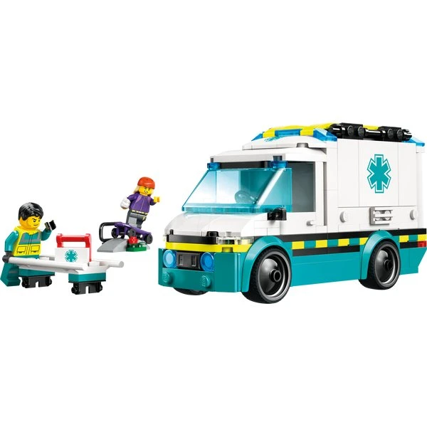 LEGO City Rettungswagen 60451 – Bauspielzeug ab 5 Jahren