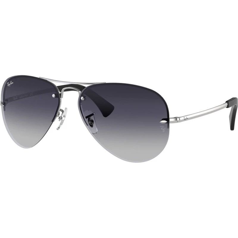 Ray-Ban RB 3449 003/30 Silber Grün