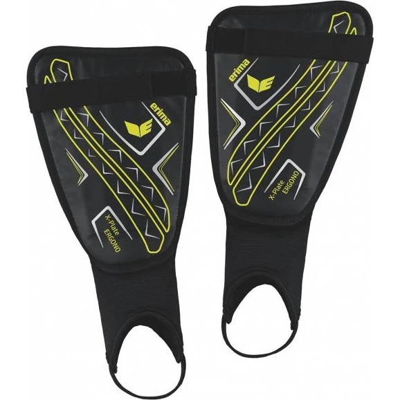 Erima X-Plate Ergono Schienbeinschoner 7212201 schwarz/neon gelb