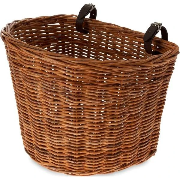Basil Darcy L Rattan-Fahrradkorb Braun 35 L