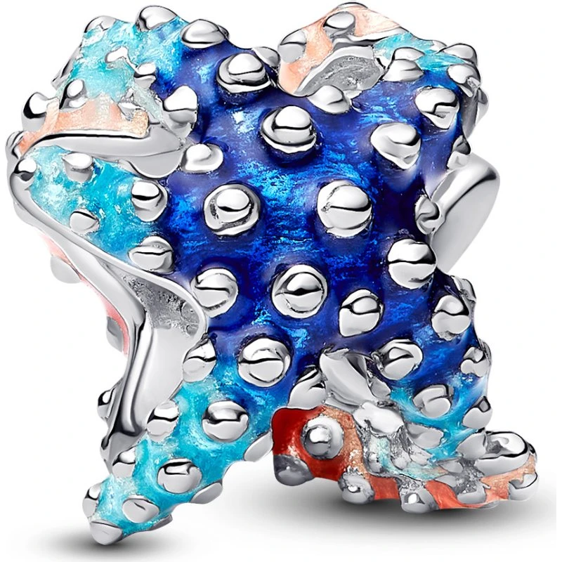 Pandora Mini-Charm Bunter Seestern 793817C01 Silber