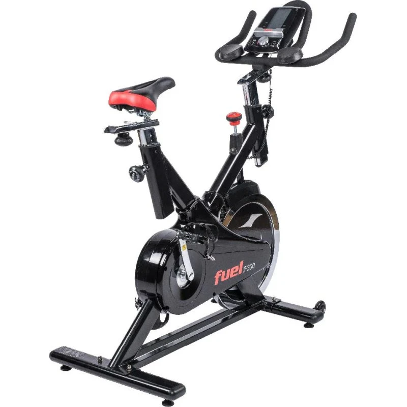 FUEL Fitness Indoor Cycle IF300, 18 kg Schwungrad, Kettenantrieb, 125 kg Belastbarkeit