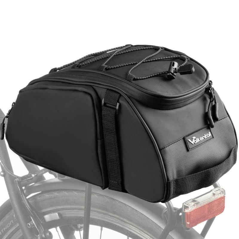 Valkental Trunk Bag 10 L Gepäckträgertasche mit Kühlung & Rucksackfunktion