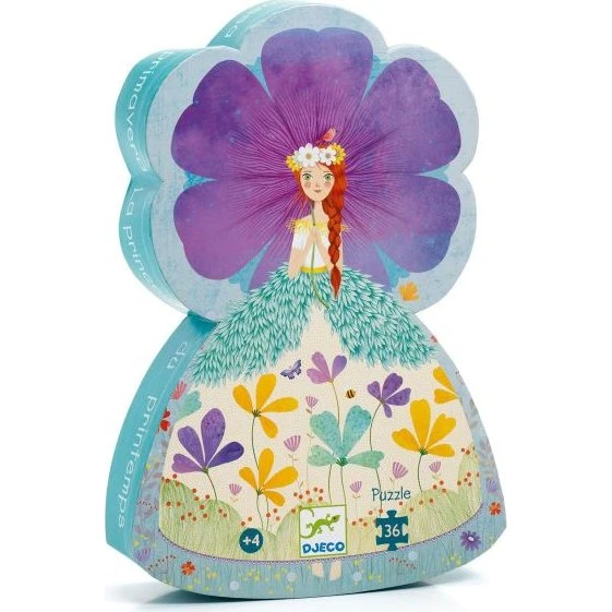 DJECO Puzzle Blumenprinzessin 36 Teile