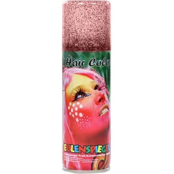 Eulenspiegel Glitzer-Haarspray Rot 125 ml