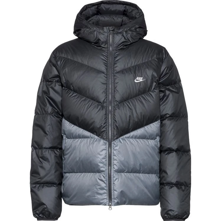 Nike Windrunner Winterjacke Grau/Weiß Gr M