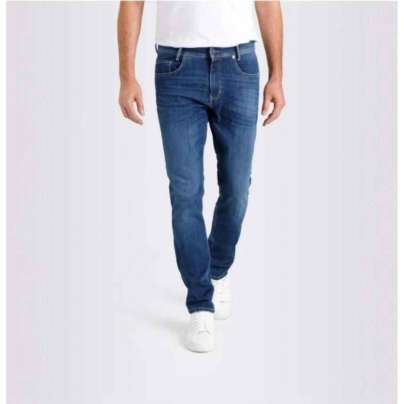MAC Flexx Driver Jeans tiefblau vintage wash