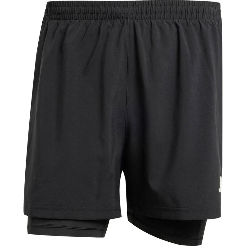 Adidas Herren Short Own the Run CLIMACOOL 2in1 schwarz M
