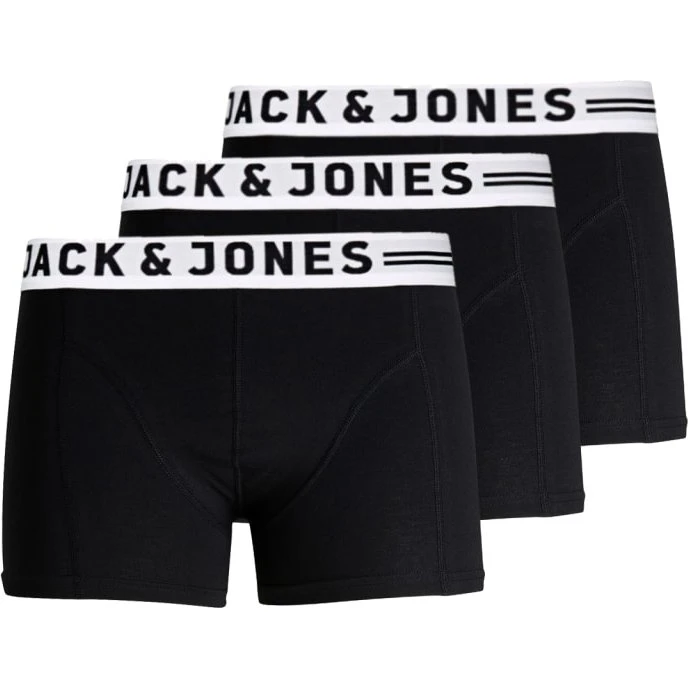 Jack & Jones Sense Trunks 3er Pack Schwarz