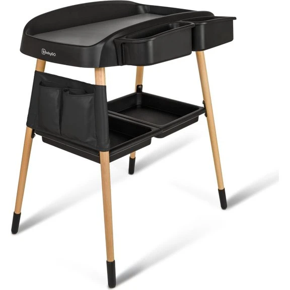 BabyGo ChangeMe Wickeltisch schwarz 62 cm bis 11 kg