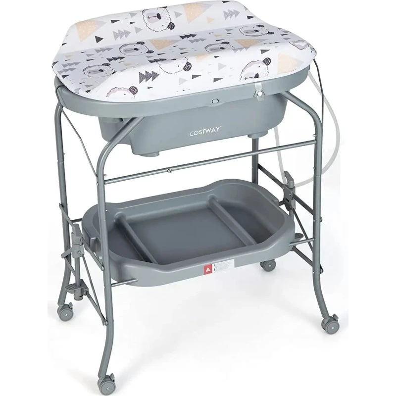 MamaCare 4-in-1 Wickeltisch mit Badewanne